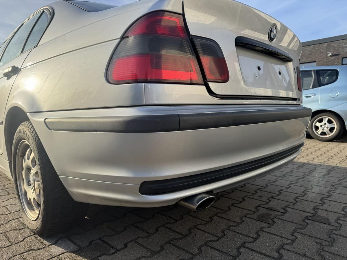 BMW 3er E46 original Sto&szlig;stange Stossf&auml;nger hinten 354 Titansilber Limousine Bj.1998